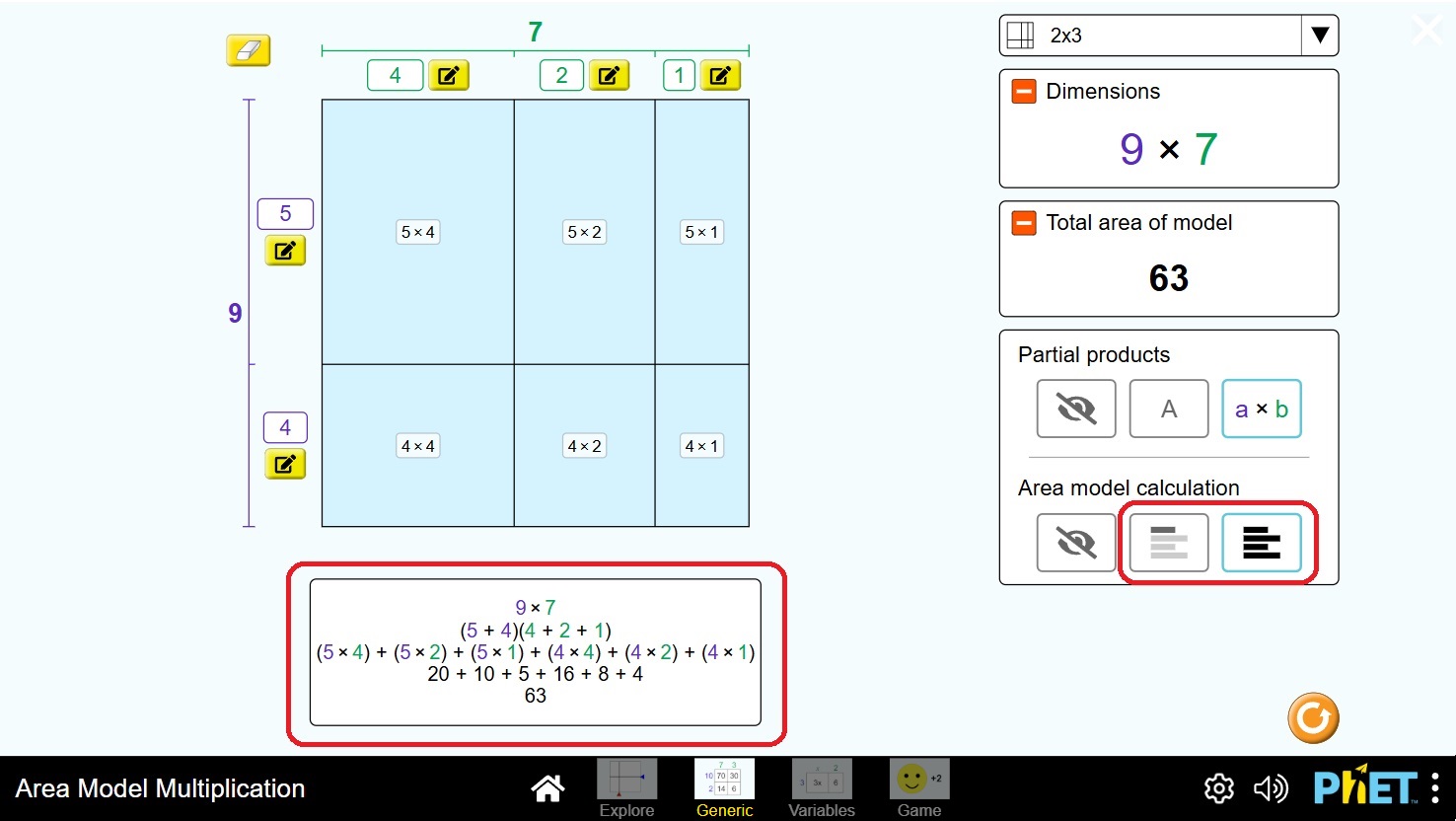 S2 Math Area Modle Twin Educator Platform