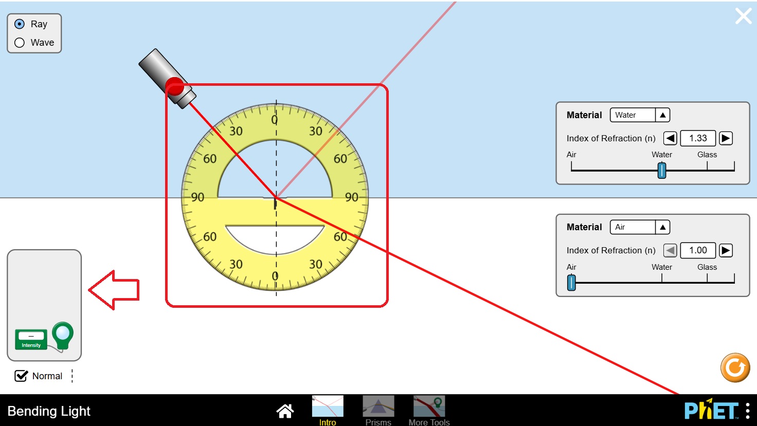 Reflection Protractor Twin Educator Platform