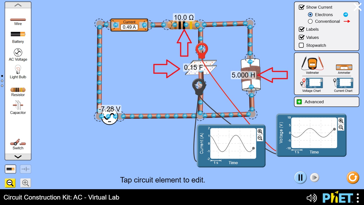 Led Rlc Experiment Twin Educator Platform